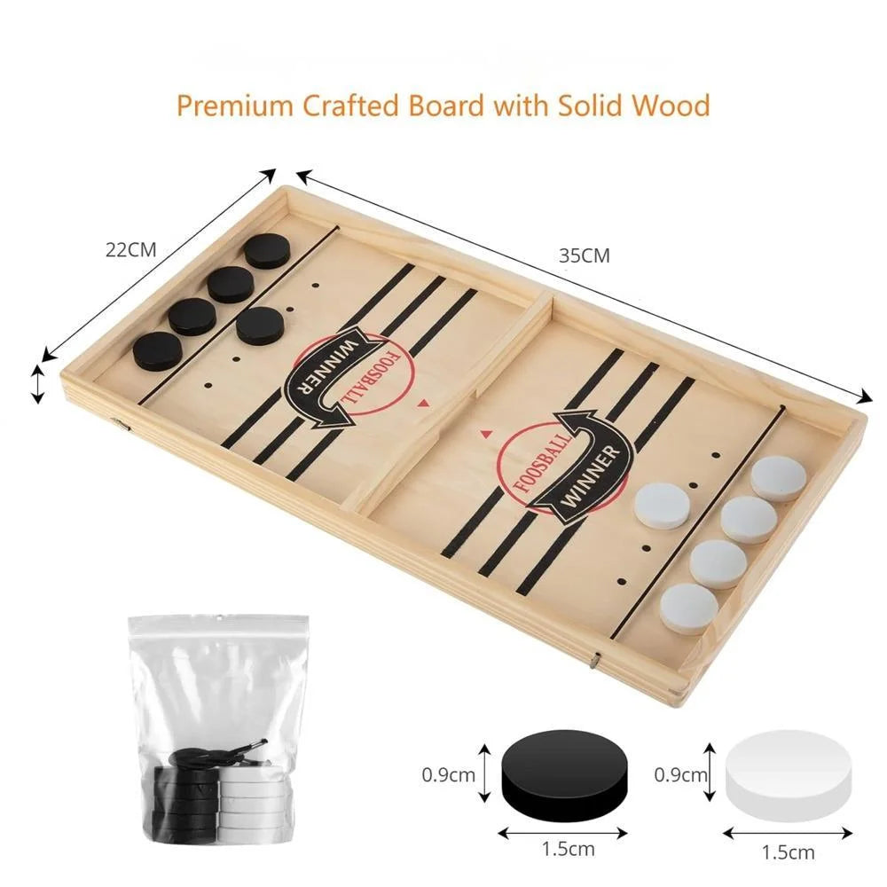 Fast Sling Puck Board Game Table Hockey Foosball Winner Party Family Interactive Toys for Children Adult Desktop Battle Gifts